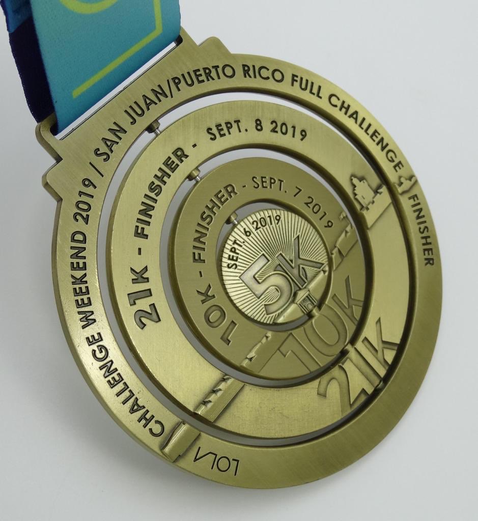 Hermosa nuestra #medalla #lolachallengeweekend 2019
