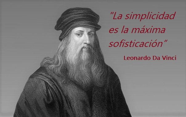 Resultado de imagen de leonardo da vinci la simplicidad