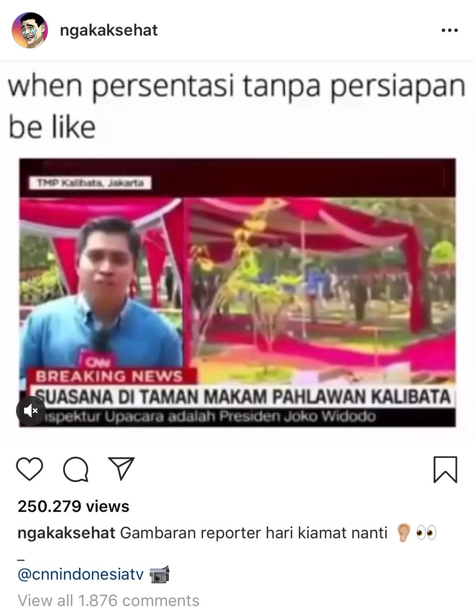“dan upacara akan diakhiri dengan 1 tiupan terompet sangkakala”, laporan rekan saya lalu diejek. Maaf, kata sangkakala bukan milik satu agama, melainkan KBBI, istilah kemiliteran yg sahih. CNN telah melayangkan Warning Letter ke sumber pertama.
Tweeps, Tabayyun sebelum share, ya.