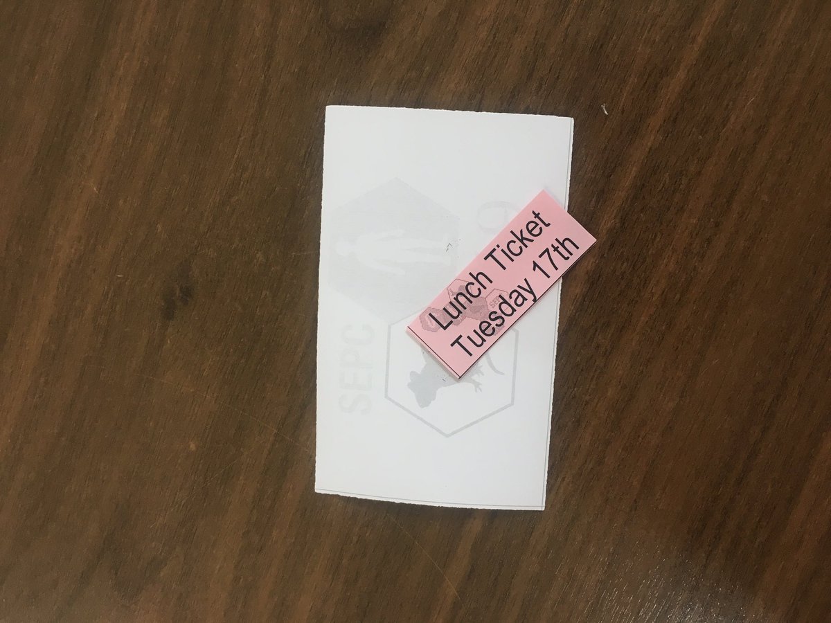 sepc2019's tweet photo. It’s lunch time! Bring your tickets! 😃 https://t.co/8NUAXXpJFK