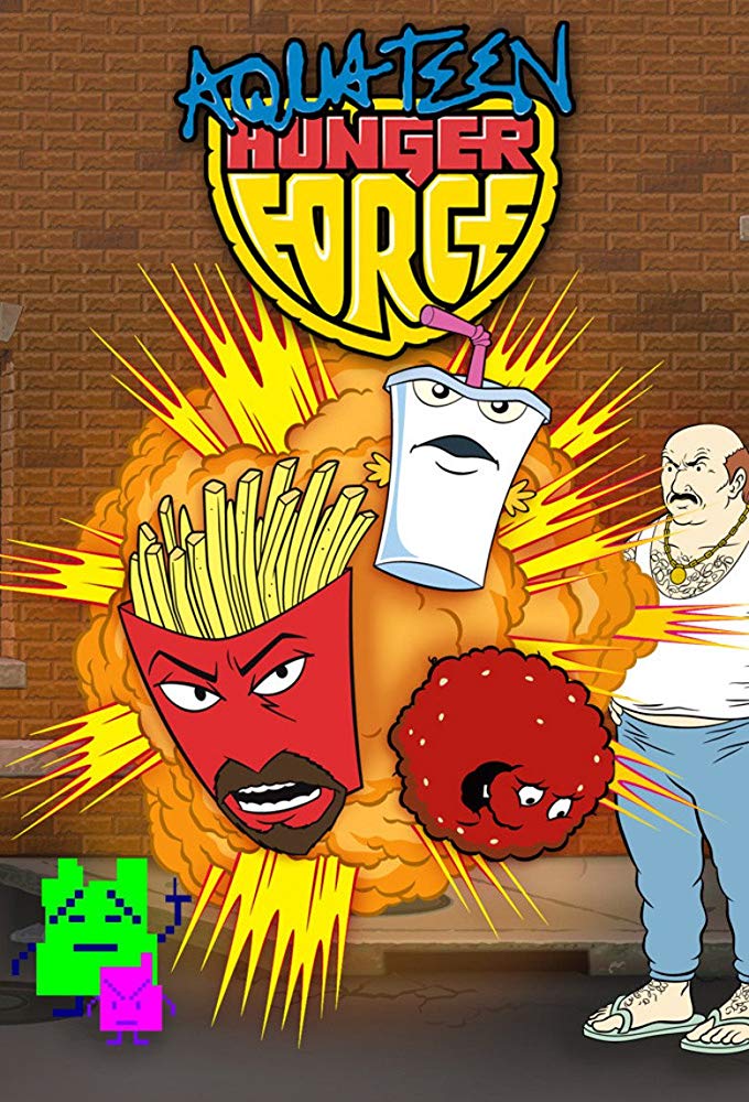 DailyNJTrivia's tweet image. At the time of its conclusion, Aqua Teen Hunger Force, a show that was set in a suburban neighborhood in South Jersey (season 1 - 7) and fictional Seattle, NJ (season 9), was the longest-running original series on @adultswim. Fact!