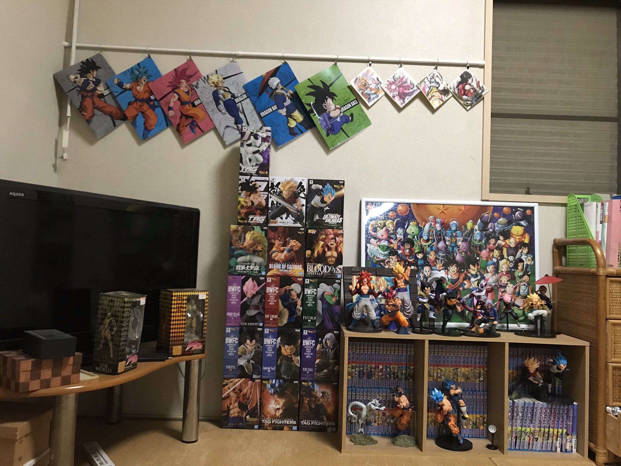 よー オタク部屋完成 ドラゴンボール フィギュア オタク部屋 よー オタク部屋完成 ドラゴンボール フィギュア オタク部屋