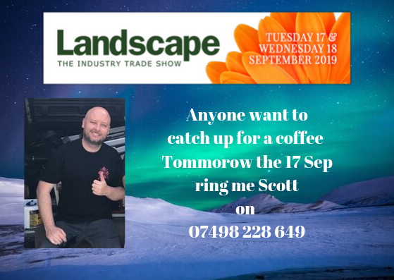 TODAY Guys I will be at the Landscape show Battersea the 17th September Anyone want a catchup with me Scott for a coffee
ring 07498 228 649
Take a look here ow.ly/PKnI50wbkS1