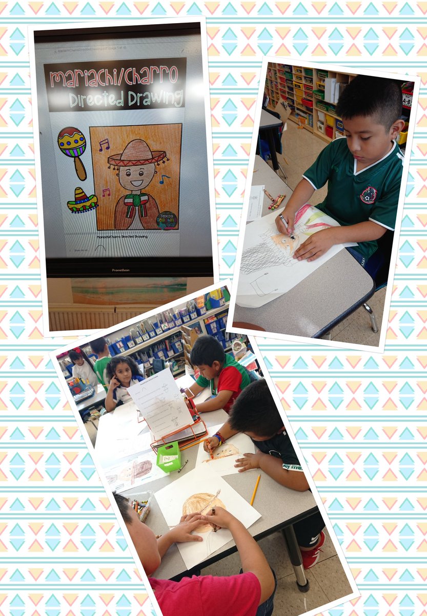 kinderbilingue's tweet photo. Mariachi Directed Drawing. #weare44 #madison44 https://t.co/IaAgUAvqHE