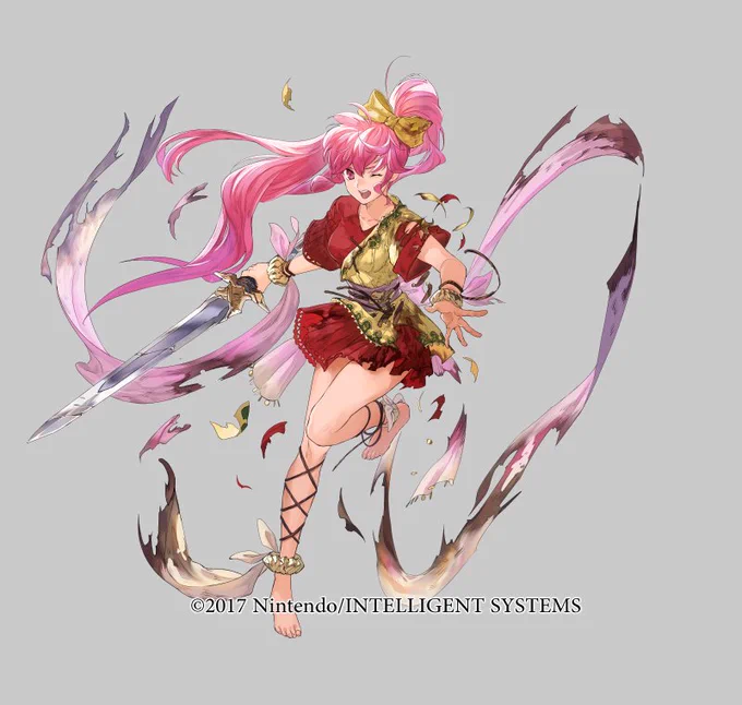 ファイアーエムブレムヒーローズでフィーナのイラスト担当しました。紋章一番好きなシリーズだから前髪のボリュームやポーズ等元の顔グラの雰囲気に頑張って寄せてみましたー!
I drew Phina's art for Fire Emblem Heroes!
#FEヒーローズ #FEHeroes 