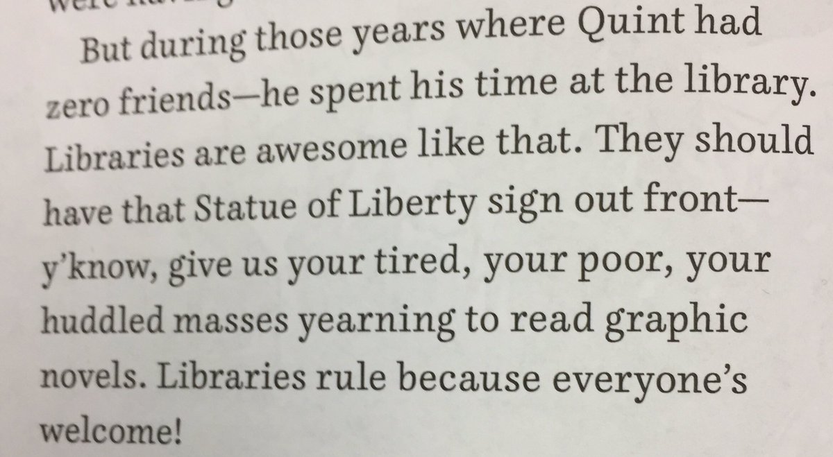 KristyButurla's tweet photo. Thnx @MaxBrallier for this perfectly true quote about libraries! ❤️@gRAEtLibrary https://t.co/tqZV4OdSbW