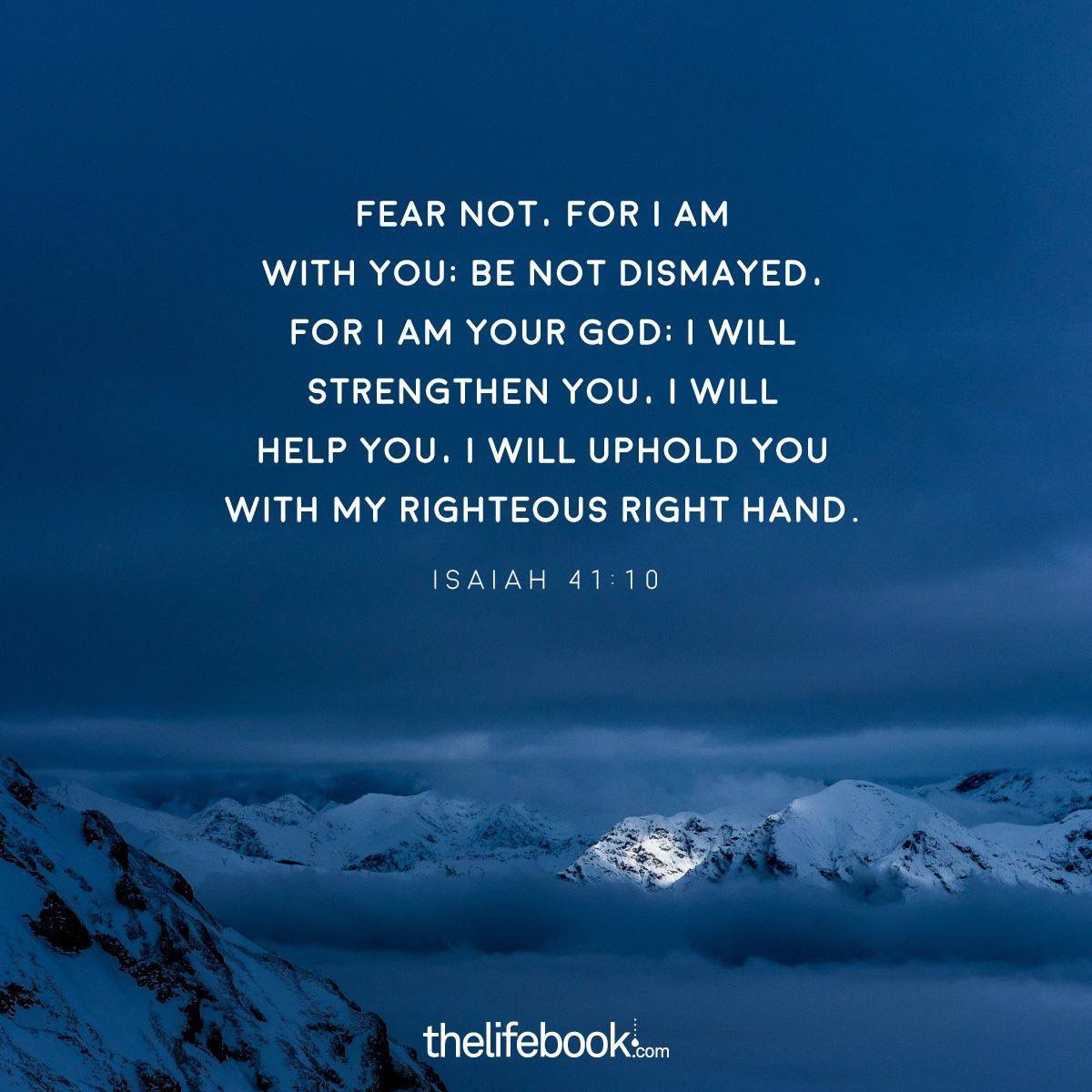 fear not for i am with you