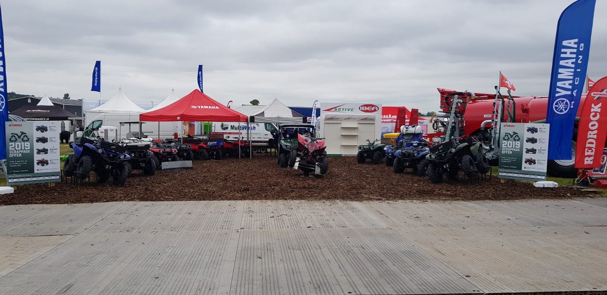 QuadventureIRL's tweet photo. We are set up at the National Ploughing Championships 2019! For the next 3 days from 17th - 19th of September

Come find us at Row 13 Stand 278 and have a look at all the Quads and other machinery 

#ploughing2019 #ploughmatch https://t.co/VeSjhofVDr