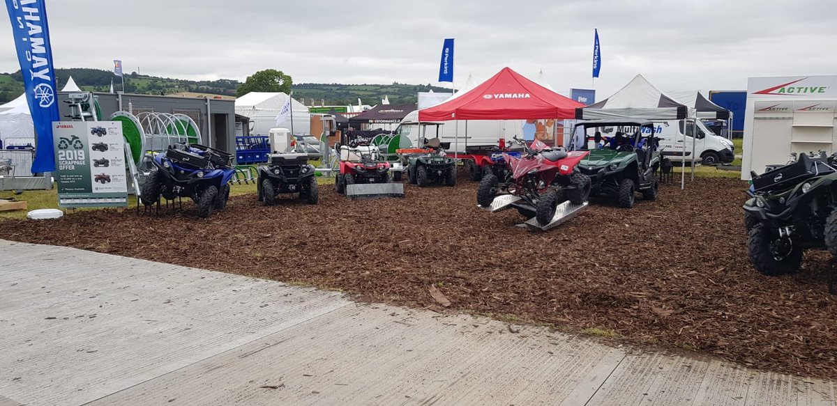 QuadventureIRL's tweet photo. We are set up at the National Ploughing Championships 2019! For the next 3 days from 17th - 19th of September

Come find us at Row 13 Stand 278 and have a look at all the Quads and other machinery 

#ploughing2019 #ploughmatch https://t.co/VeSjhofVDr