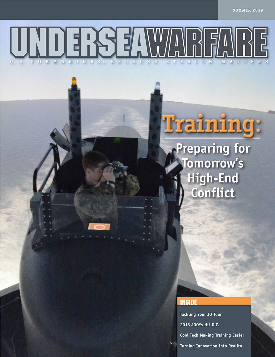 USWMagazine's tweet image. The Summer issue of UNDERSEA WARFARE Magazine is now available online at public.navy.mil/subfor/underse….
