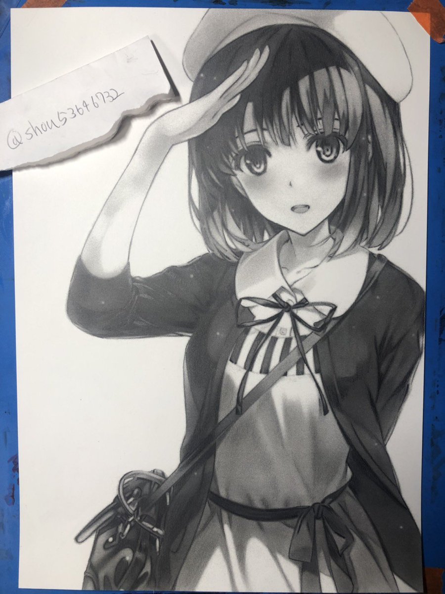 Shou イラスト 五等分の花嫁バンザイ Auf Twitter 冴えない彼女の育てかた 加藤恵を描きました 計16時間ほど 画材 ケント紙 消しゴム クルトガシャーペン 鉛筆 4hから10bまですべて 綿棒 ティッシュ ぼかし