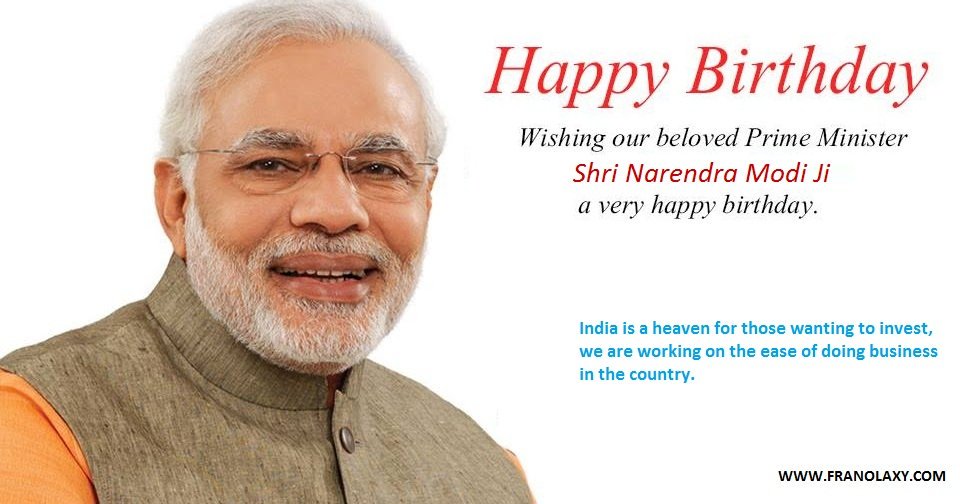 Happy Birthday Our Beloved Prime Minister Shri Narendra Modi Ji  