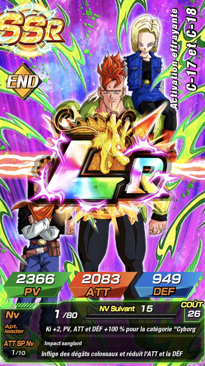 Eliashlag's tweet photo. Drop les 2 lr détecteur en 2 multi sah quel plaisir #dokkanbattleglobal https://t.co/q47aE5tdEY