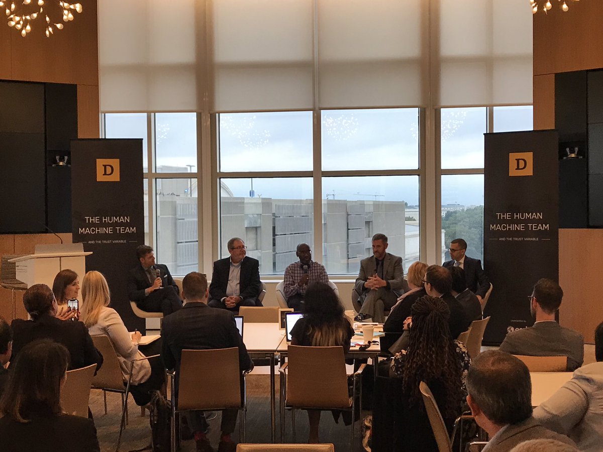 INSAlliance's tweet image. .@DefenseOne’s @DefTechPat kicks off the morning’s #HumanMachineTeam panel discussion on #AI and #MachineLearning