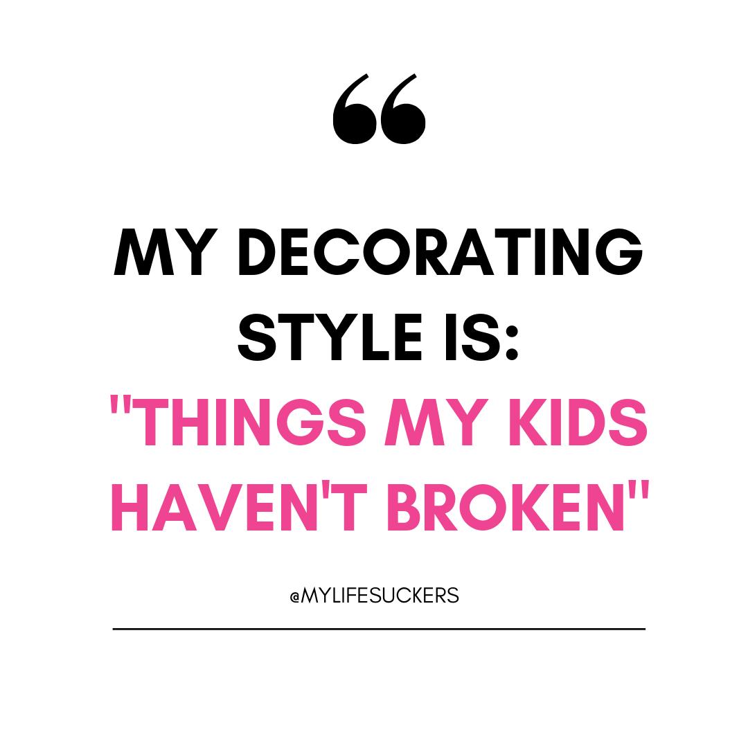 Going to write a book called "Styling With What You Have... LEFT!" #homedecor #decor #interiordesign #lifewithkids #motherhoodunplugged #raisingkids #mommemes