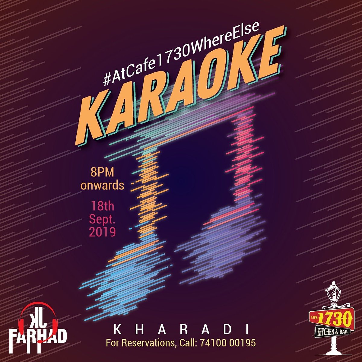 K A R A O K E   N I G H T   I T   IS. 
#AtCafe1730WhereElse l, Kharadi.