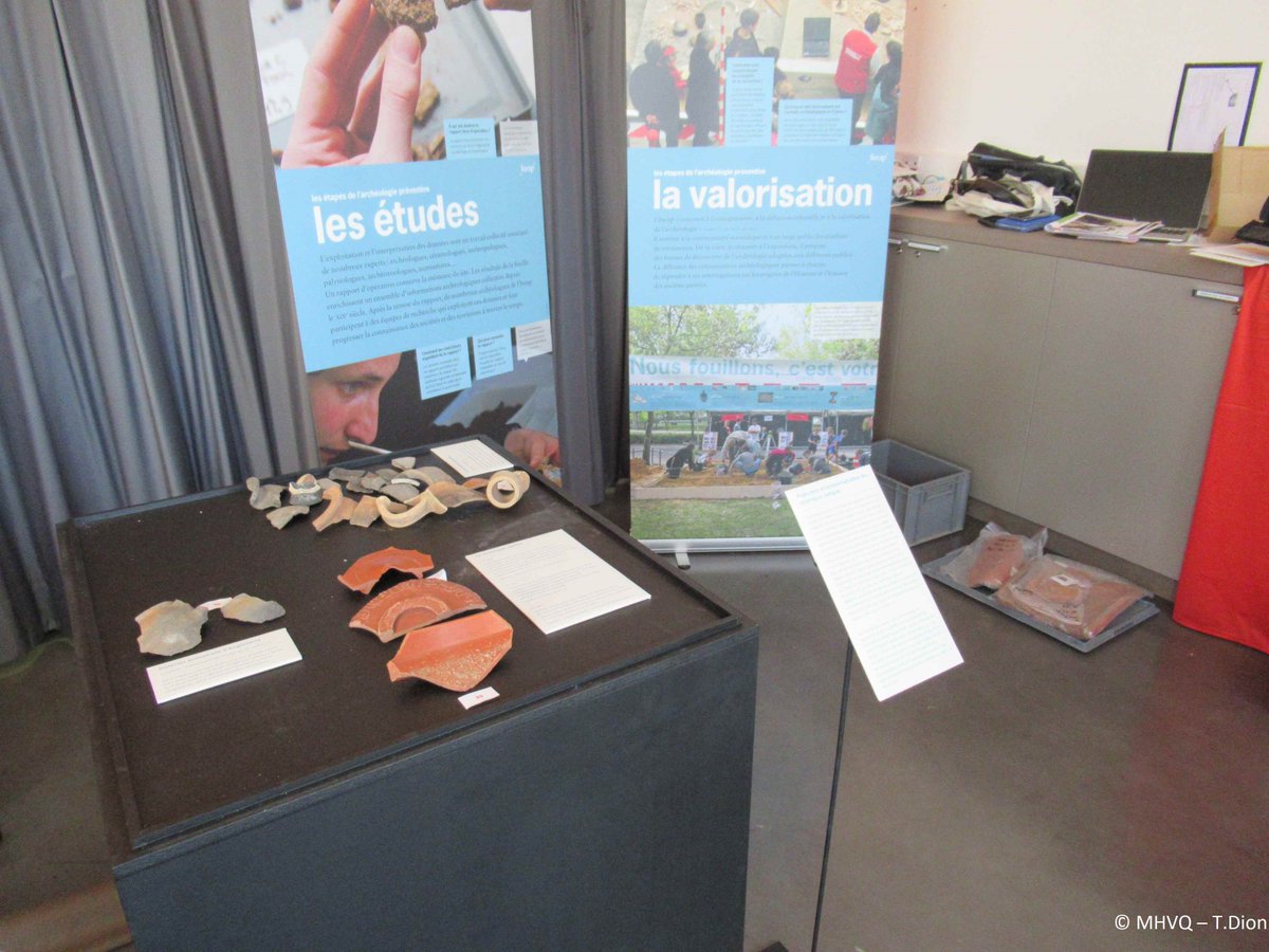 MHVQ76's tweet photo. // "Sortie de fouilles" pour les #journeesdupatrimoine //

Avec l'aide de @Inrap, les objets de la fouille effectuée à Penly en 2018-2019 sont bien arrivés au #musée. Le montage est en cours pour une #exposition exceptionnelle les 21 et 22 sept. prochain @rte_france @RTE_idfn https://t.co/oug91UA8CS