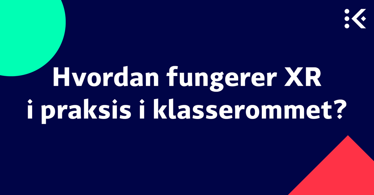 KF inviterer til å utforske mulighetene som åpner seg når XR-teknologien tar over klasserommet! 
facebook.com/events/5194430…