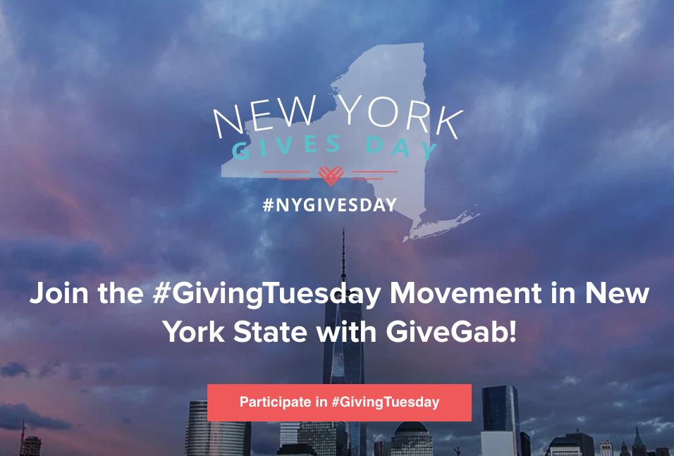 #NYGivesDay, a Giving Day for nonprofits throughout New York coinciding with #GivingTuesday, will not be running as a statewide event this year. However, there are many ways you can still participate in this day of global philanthropy! 💙Learn more at info.givegab.com/nygivesday