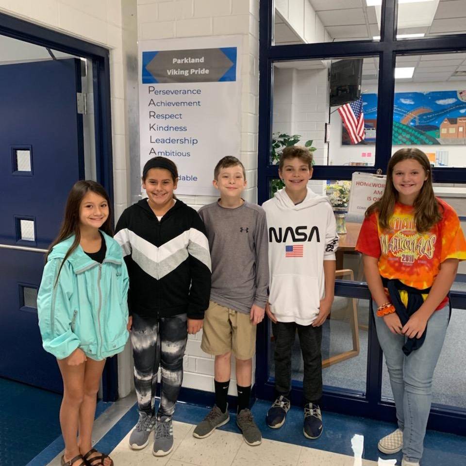 Congratulations to these 6th graders on being selected as Positive Office Referrals! #d15rocks #PKLvikings #pklrocks2020