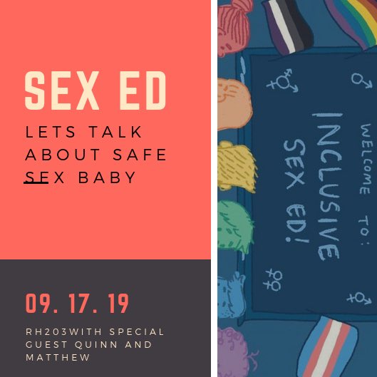 tonight we’ll be talking about sex ed!!! come out and ask questions!!