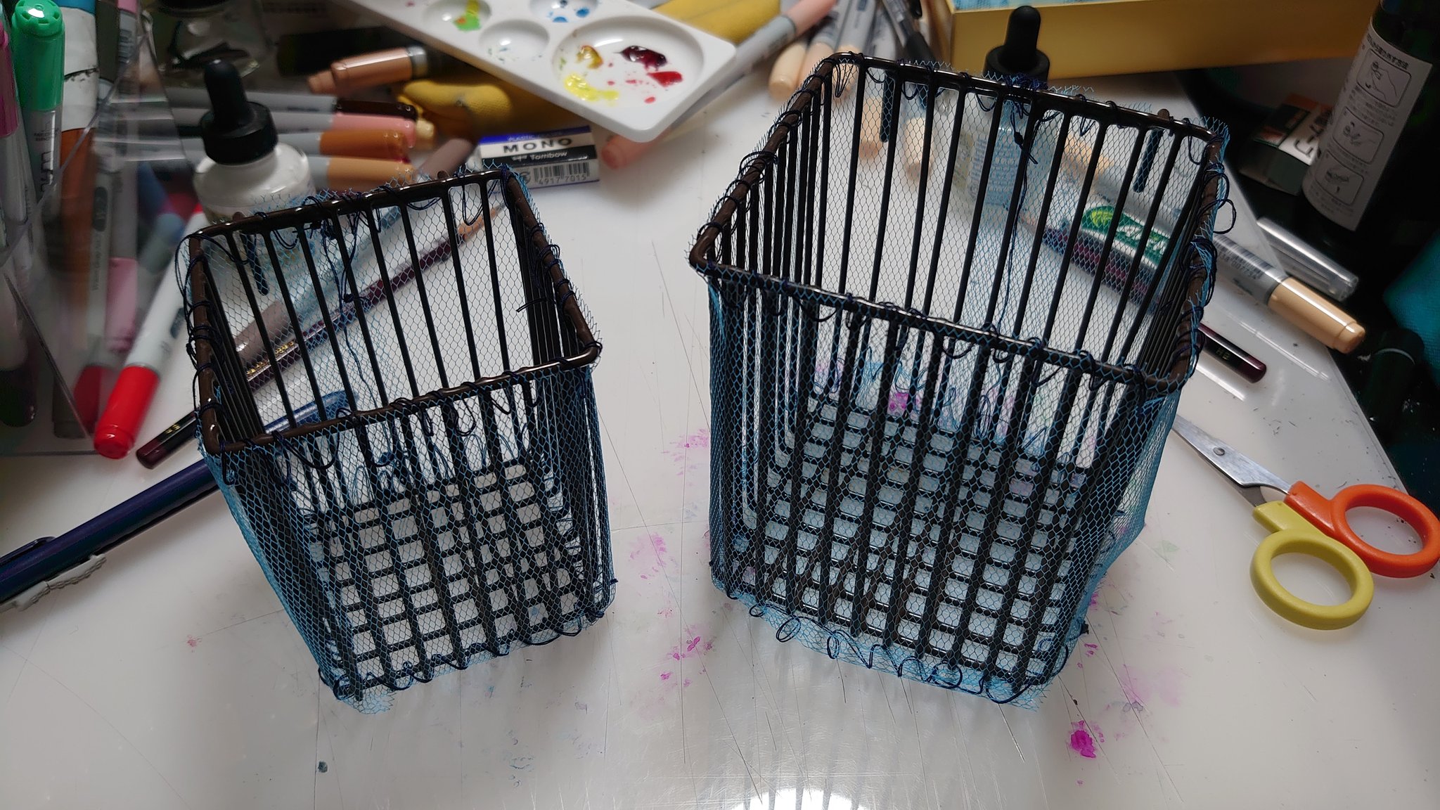 おけゆん グッピー用の産卵箱 手作り である 水槽 産卵箱 グッピー 手作り T Co 1hzjsdyqbb Twitter