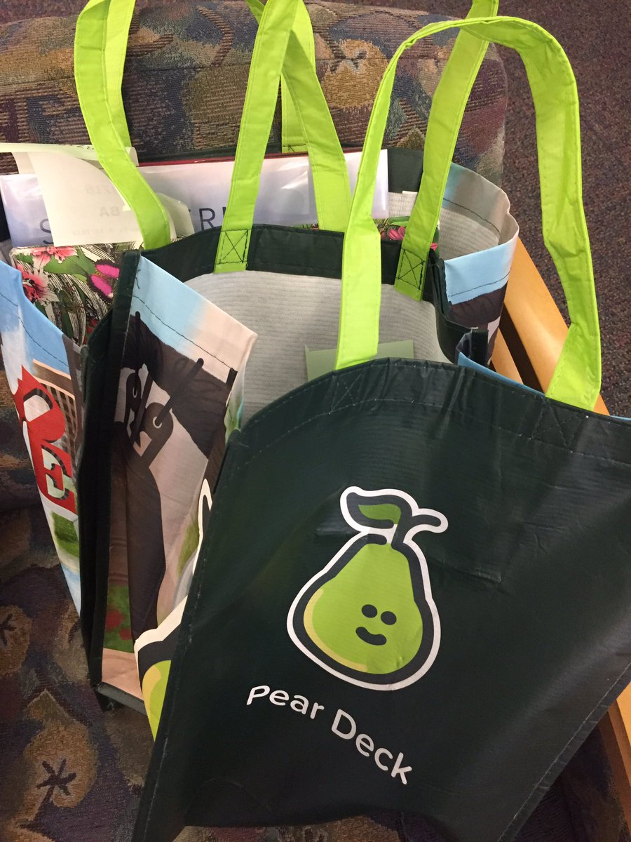 @2ndWithScott @MrsAllard_ODS Thank you for these awesome bags. You know how much I love @PearDeck These are perfect for picking up the @VBPLibrary holds for our @BrickellAcademy students! #ReadyforResearch