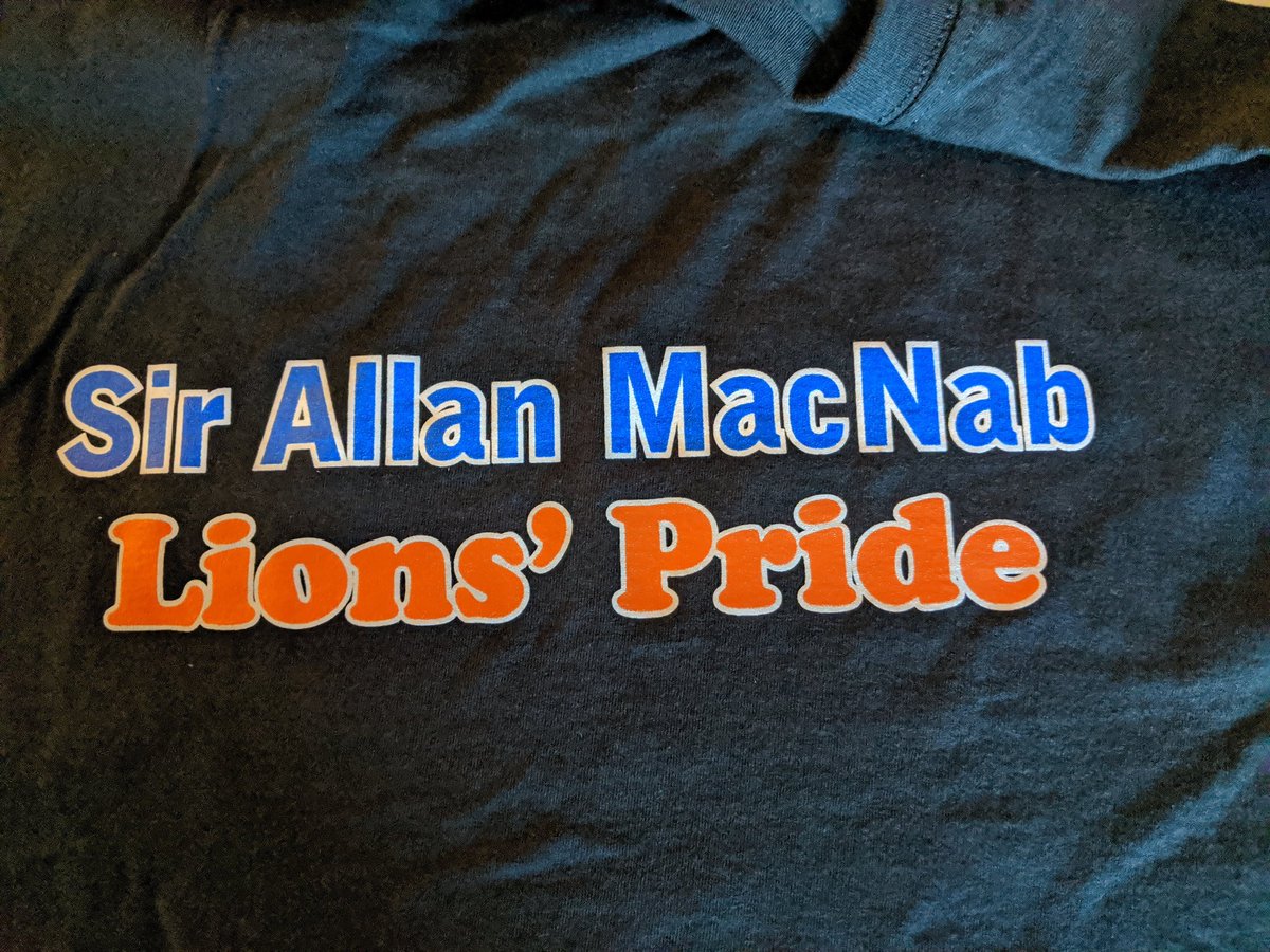 CameronKroetsch's tweet photo. Thanks to the politics class at @MacNab_HWDSB for inviting me to chat with them about what's been happening in #HamOnt before, during, and after Pride. Great conversation, fun t-shirt. #GoWithPride https://t.co/lHKUhKOatR