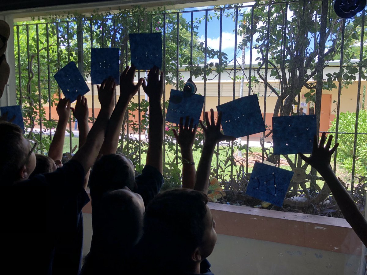 JuankyDiaz's tweet photo. Creating their own #constellations #creative #connectingthedots #star #science at @CoralParkElemS #pmclass #lunadiaz #thirdgrade #3rdgrade @AileenVega123 @STEMDesignation #steam @ArtEdProgMDCPS https://t.co/ELCIOf1n29