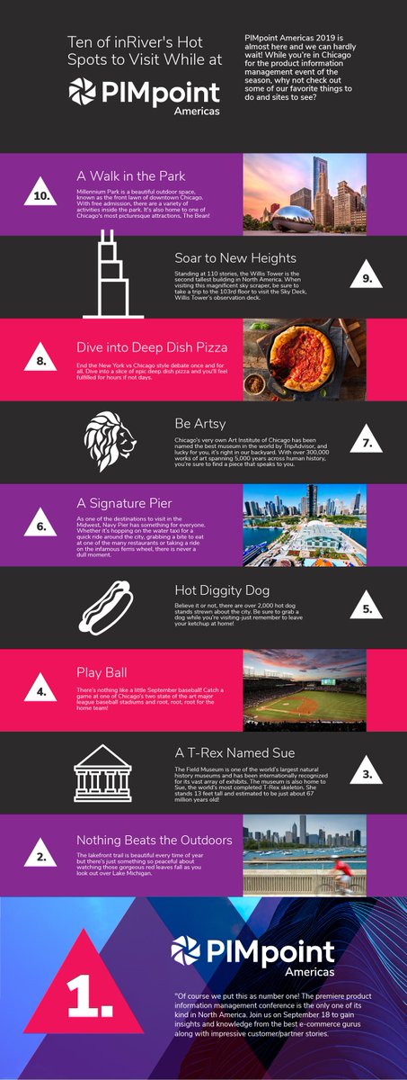 erikawg's tweet photo. 10 Things to Visit While at PIMpoint Americas - the best of Chicago https://t.co/Q875BZQbh5 via @inRiver_PIM #windycity #baseball #PIMpoint2019 https://t.co/zE8oih9uWM