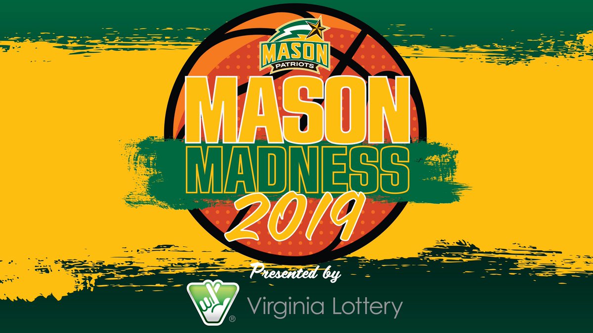 🏀 Air Elite Dunkers
🏀 Simon Sez
🏀 Urbanknowlogy 101
🏀 Green Machine Performances
🏀 Virginia Lottery Game Guy

#MasonMadness19 is going to be awesome! Mark your 📆 for Friday, Oct. 18!

Read more: bit.ly/2kmi6k5