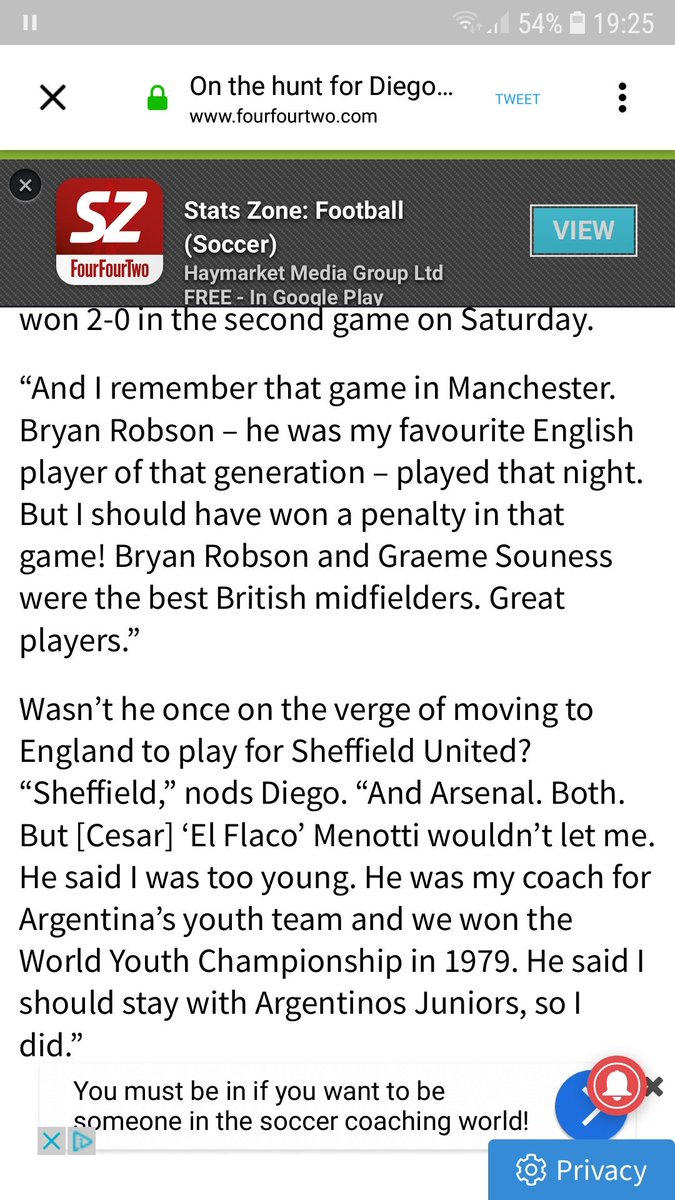 Uzivatel Adam Ae Na Twitteru Brilliant Article Andy And Great To See Class Recognise Class In Bryanrobson And The 3 2 Still Recall The Leagues Centenary Game With Maradona Up Against Robbo