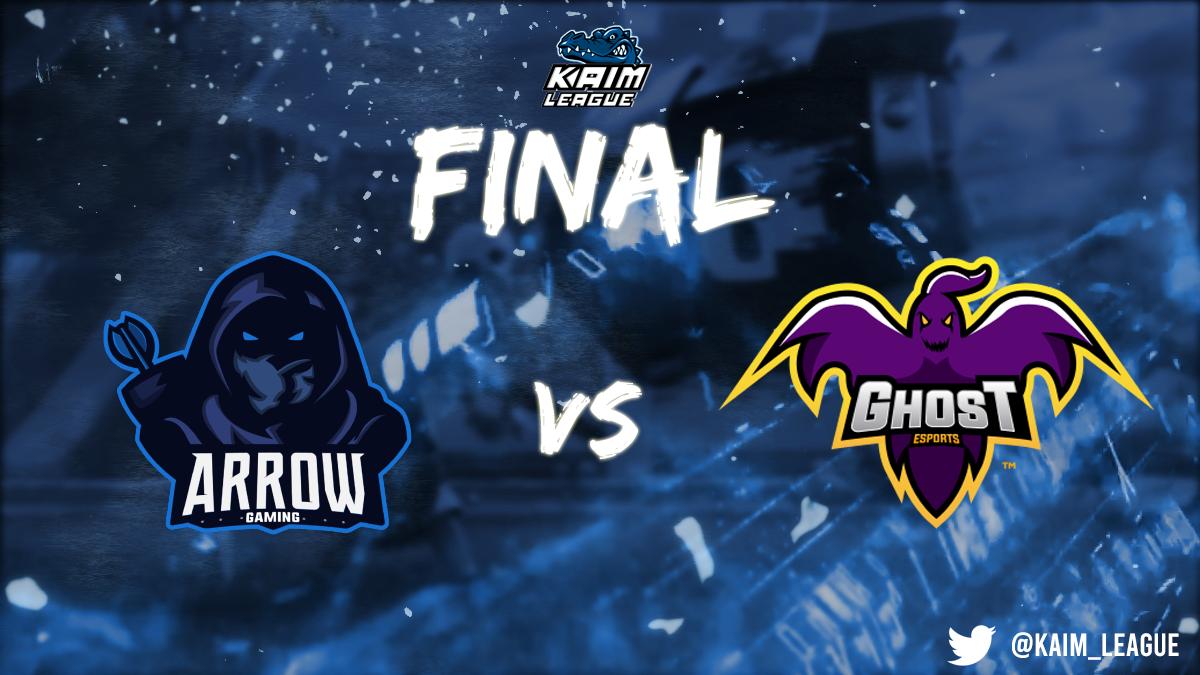 #FINAL
En los proximos dias, los jugadores de @Arrow_GamingGG y <a href="/GhostTm_eSports/">Ghost™ eSports</a> se enfrentaran en esta gran final, en la cual se definira quien es el campeon de la Kaim League. Mucha suerte a los dos, que gane el mejor!