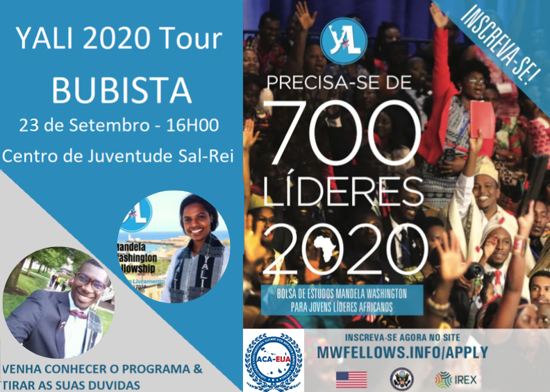 Applay for #YALI2020 
#BubistaNhaCretcheu 
Conheces o programa?
Tens duvidas?
Estas indeciso?
Nós podemos ajudar!!!
<a href="/USEmbassyPraia/">U.S. Embassy Praia</a> 
<a href="/BoavistaOff/">Boavista Official</a>