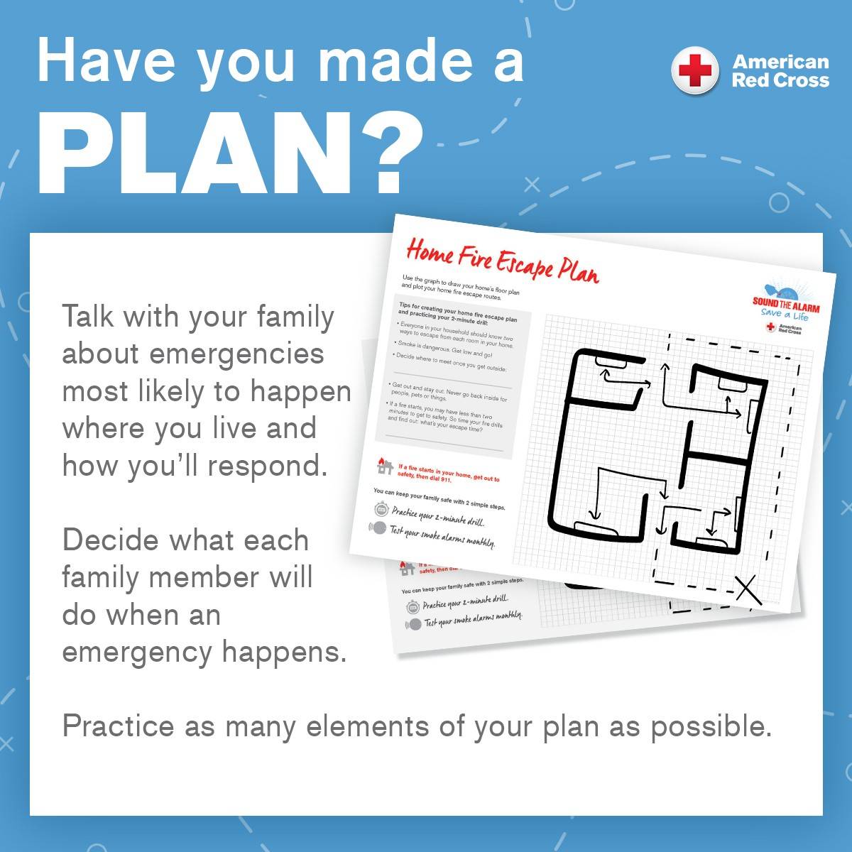 Read these tips from the <a href="/RedCross/">American Red Cross</a> on how to make a plan for emergencies. Are you prepared? #NatlPrep  rdcrss.org/2ZY4kHh #RedCrosser
