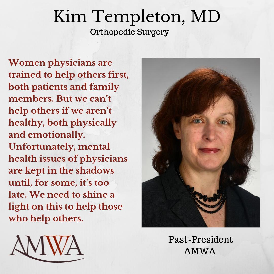 AMWADoctors's tweet image. #AMWAShineASpotlight – Kim Templeton, MD – AMWA Past President
Her work: bit.ly/2kkD5DM
#NPSADay #DocsTalkSuicide #Light4Docs @Cord_EM