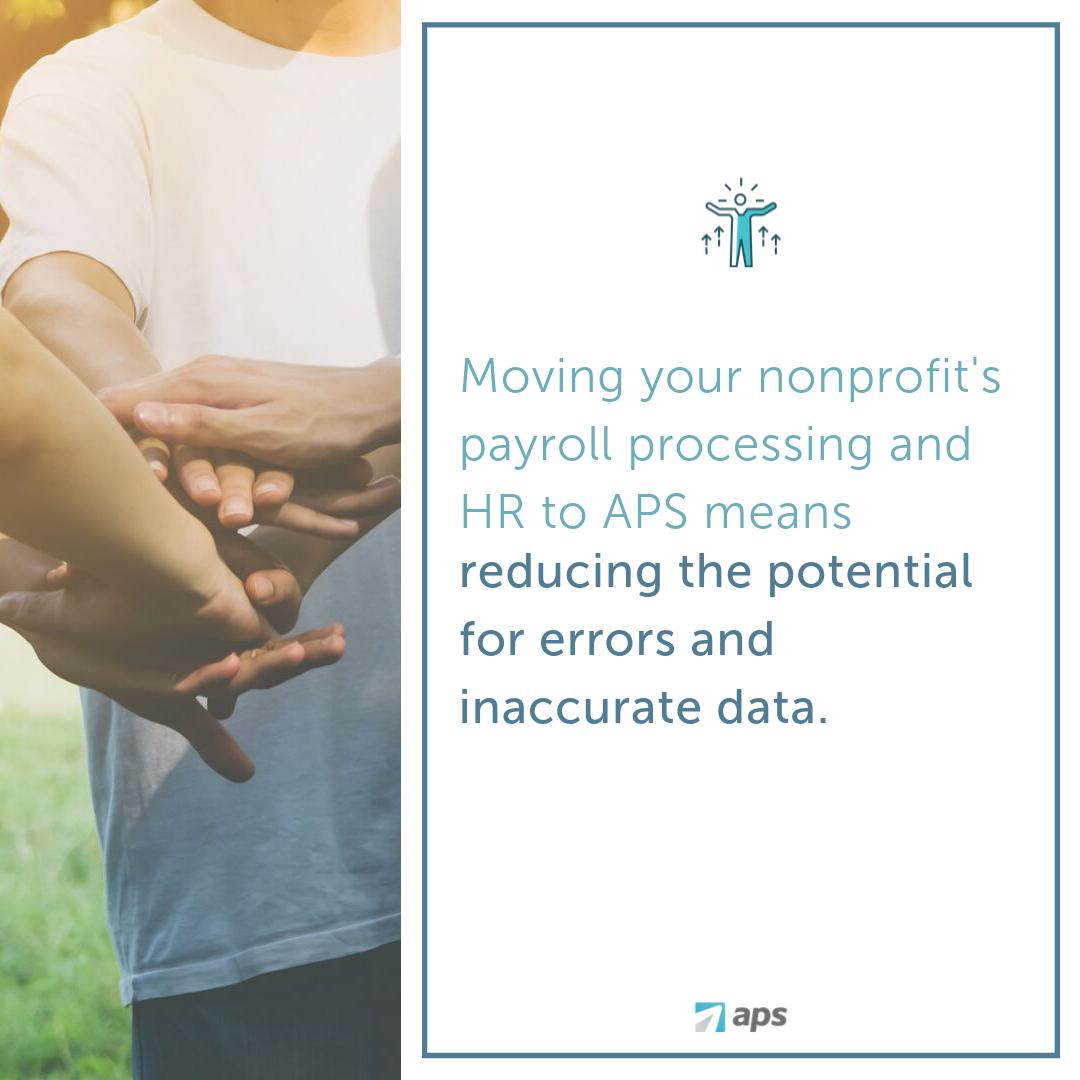 APSPayroll's tweet image. APS helps rehabilitation groups, social advocacy organizations, and other nonprofit foundations adapt and thrive by increasing visibility into the information that matters most, so you can focus on your mission.

#apspayroll #HumanResources #nonprofit