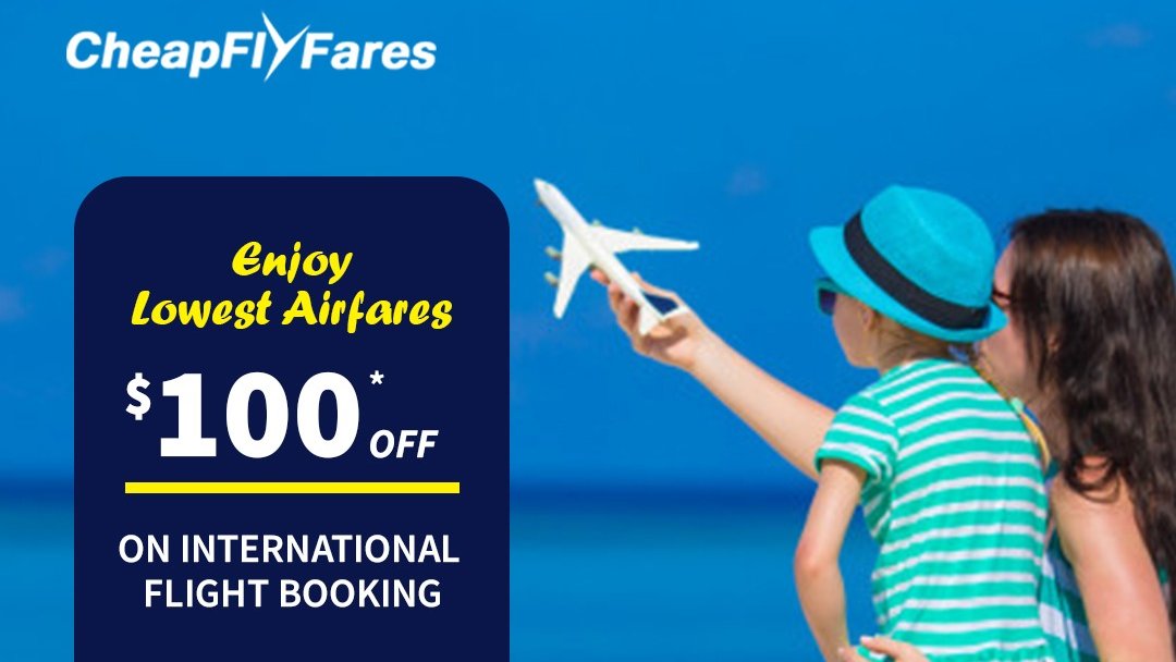 Enjoy Cheapflyfares on your every #oneway #roundtrip flight reservation. Check your latest airfare & save upto $100 👉👉
🌐cheapflyfares.us
📣Grab Exclusive Deals on Round Trip Flight✈️✈️
#flightsale #cheapflight #airlinereservation #cheaptickets #flight #sale #Booking