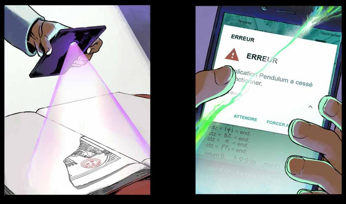 Un incunable par le prisme d'une bande dessinée en ligne... Une aventure autour de 'La Danse Macabre' de 1485 pour faire découvrir un unicum de la bibliothèque de Grenoble: 
stripop.com/_prod/flashbac…