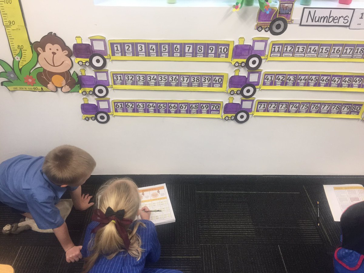 Kimberl30915156's tweet photo. Using the number chart to complete their exercise on counting past 50 #OSGTrinidad #directingtheirownlearning @OneSchoolNA https://t.co/oXERgbR925