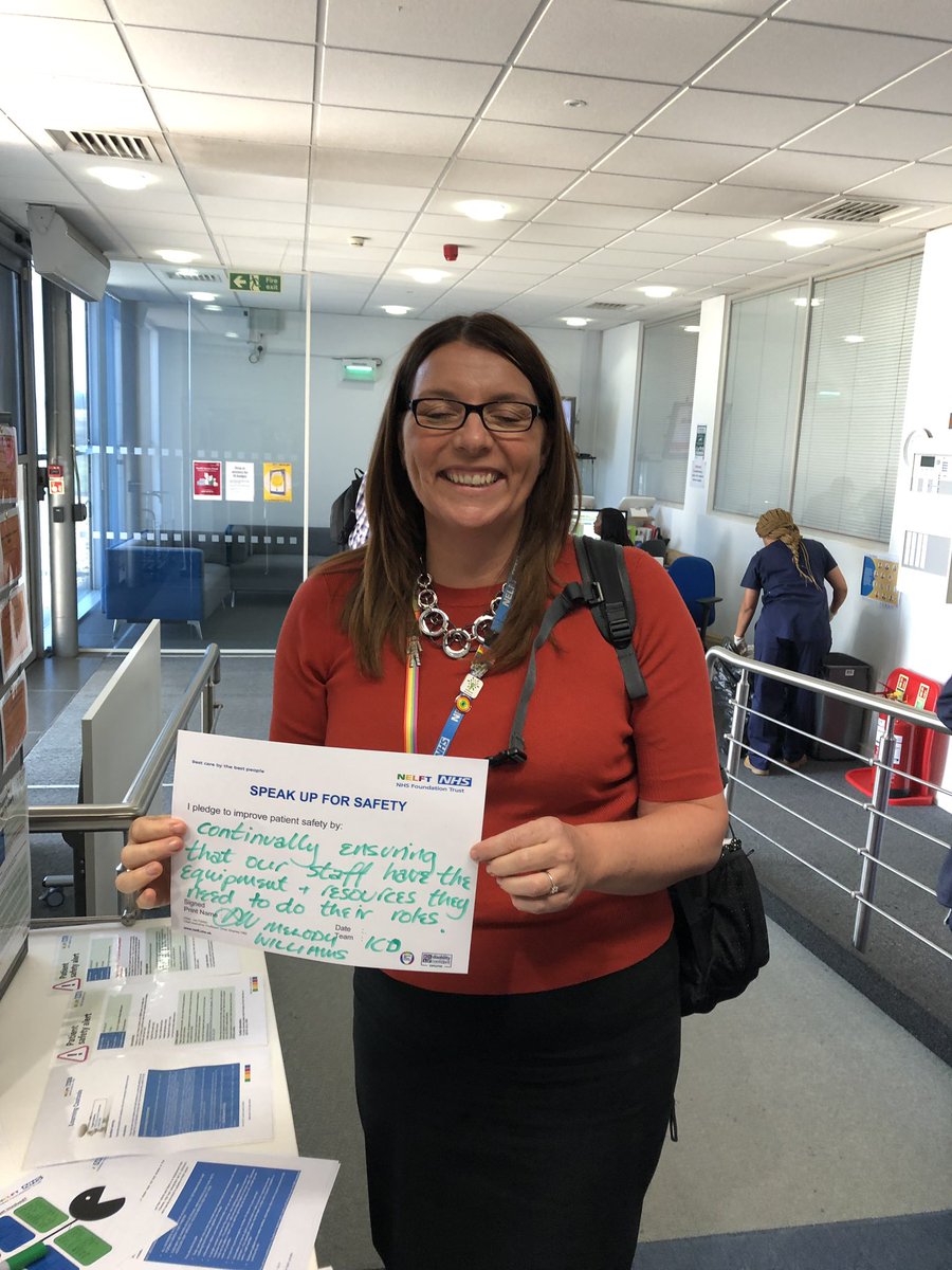 <a href="/melwilliams21/">mel williams #onceanursealwaysanurse</a> ensuring that staff have the right equipment to do their jobs    <a href="/NELFTSI/">NELFT Serious Incidents and Shared Learning</a> #WorldPatientSafetyDay #unitingforsafety <a href="/NELFT/">North East London NHS Foundation Trust (NELFT)</a>