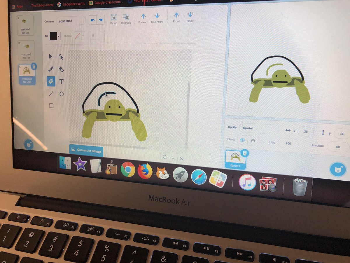 joshburker's tweet photo. 7th grade #science students @The_School finishing their behavioral and zonal #ethograms and drawing the organisms they will simulate in @scratch. #makered #programming #art https://t.co/DZusl0u4z5