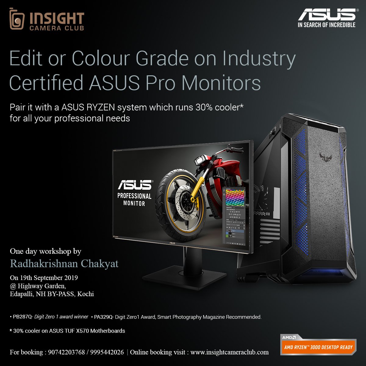 Get your tips from the best in the industry <a href="/PixelViilage/">PIXEL VIILAGE</a> to know how to edit or color grade on industry certified ASUS pro monitors.

#ASUS #ProArt #ProfessionalMonitor #ASUSRyzenSystem #TUFX570

business.facebook.com/permalink.php?…