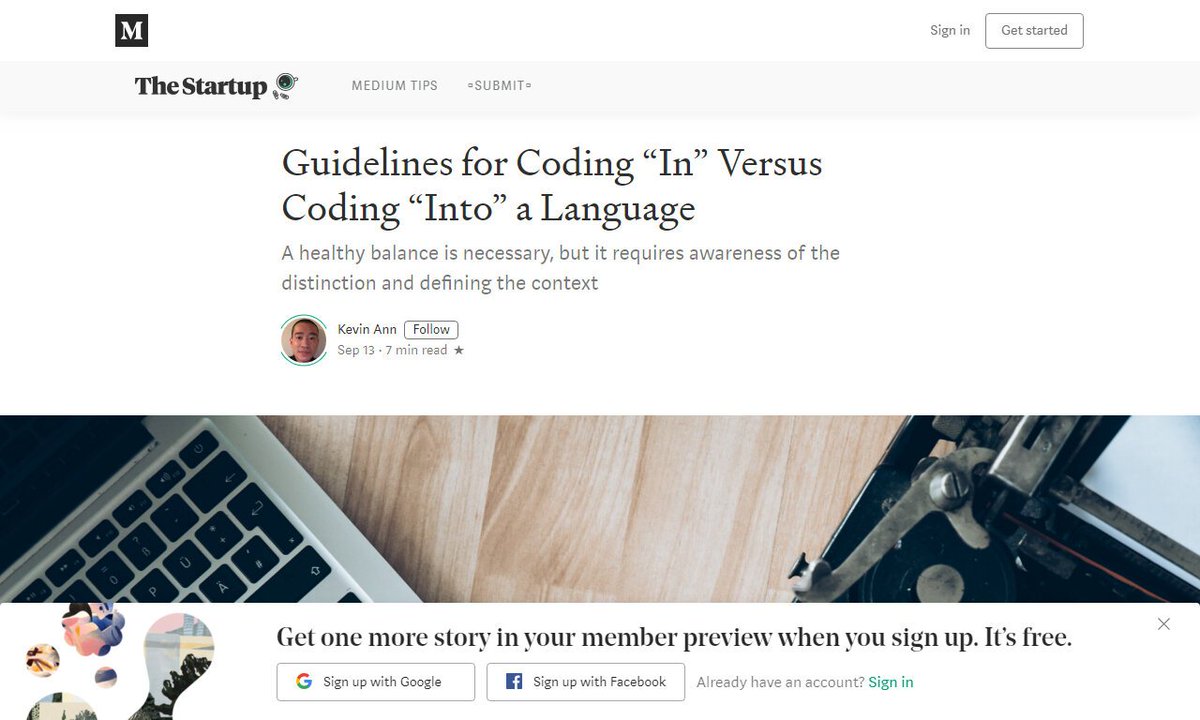 Devcide1's tweet photo. Guidelines for Coding “In” Versus Coding “Into” a Language
#scale #specificlanguage #language #conventions #code #development
via @medium
☛ https://t.co/cLEh5KH3ep https://t.co/a8AI75BOZK