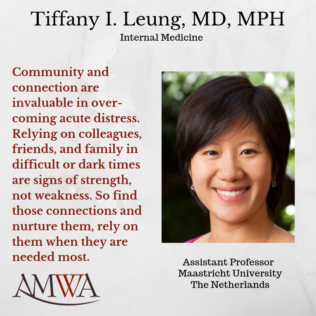 AMWADoctors's tweet image. #AMWAShineASpotlight – Tiffany I. Leung, MD, MPH – Assistant Professor, Mastricht University, The Netherlands
Her Work: bit.ly/2kfTPMm bit.ly/2knMSck
#NPSADay #DocsTalkSuicide #Light4Docs @Cord_EM