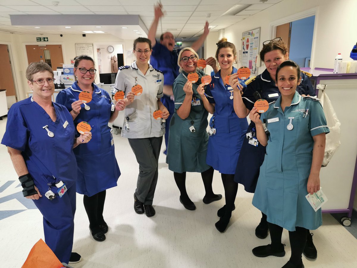 RuthGoalby's tweet photo. @nhsuhcw #WorldPatientSafetyDay #WorldPatientSafetyDay2019 #Worldpatientsafety Some of our wonderful maternity staff speaking up for patient safety, including everybody's favourite Obs Reg Dr Vanes! @ClaireAllan10 @Gaynora @talbot_alison @creatingequalz https://t.co/q7hDrVNhR7