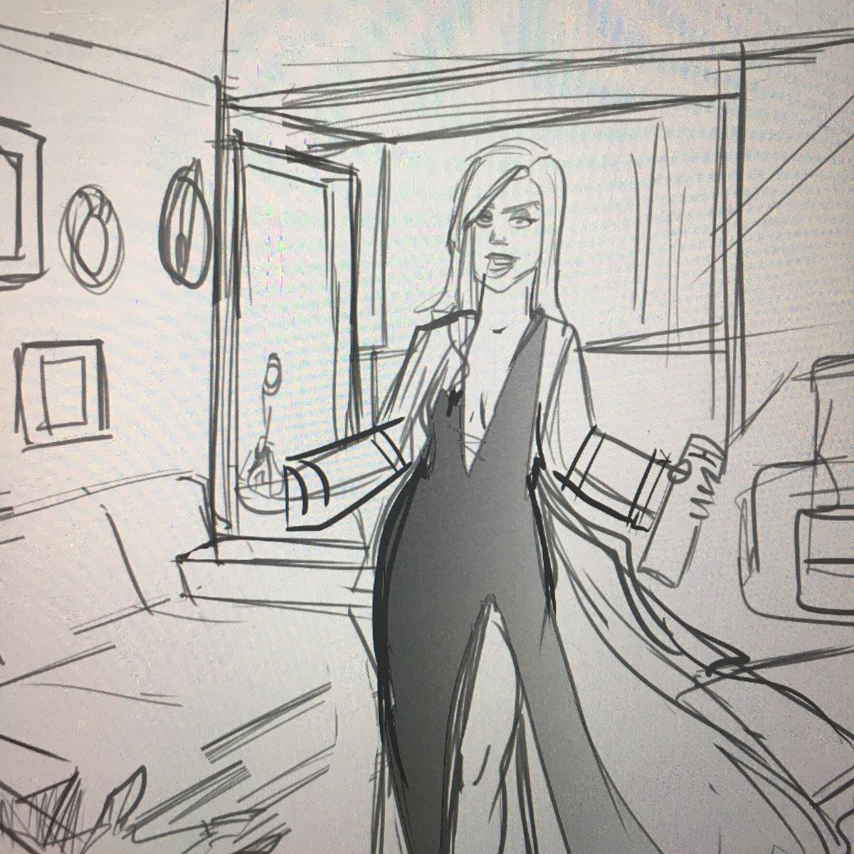 spectredeep6's tweet photo. Sometimes the harder I work I work to make a character not look like me makes that chick look like me even more. Sorry. #scifi #sciencefiction #ogn #graphicnovel https://t.co/lkvacWNmvA