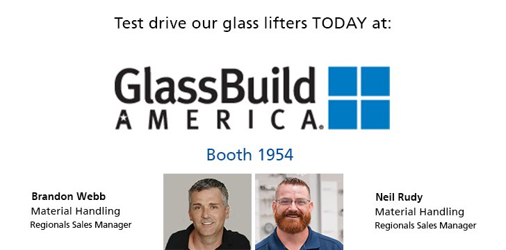 See us at GlassBuild America today to test drive our VacuMaster Window Comfort 500, for lifting windows and glass sheets up to 1,100 lbs. 

Atlanta Convention Center | Sept 17-19