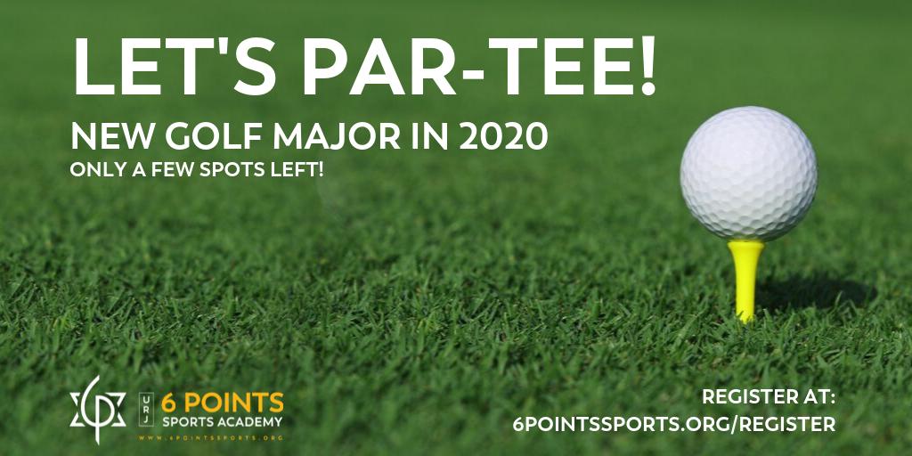 Have you heard the news? Register for our NEW GOLF MAJOR!