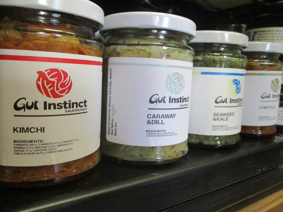 Gut instinct are South Wales-based producer of Saurkraut. We currently have chipotle, caraway and dill, seaweed and kale and kimchi varieties.